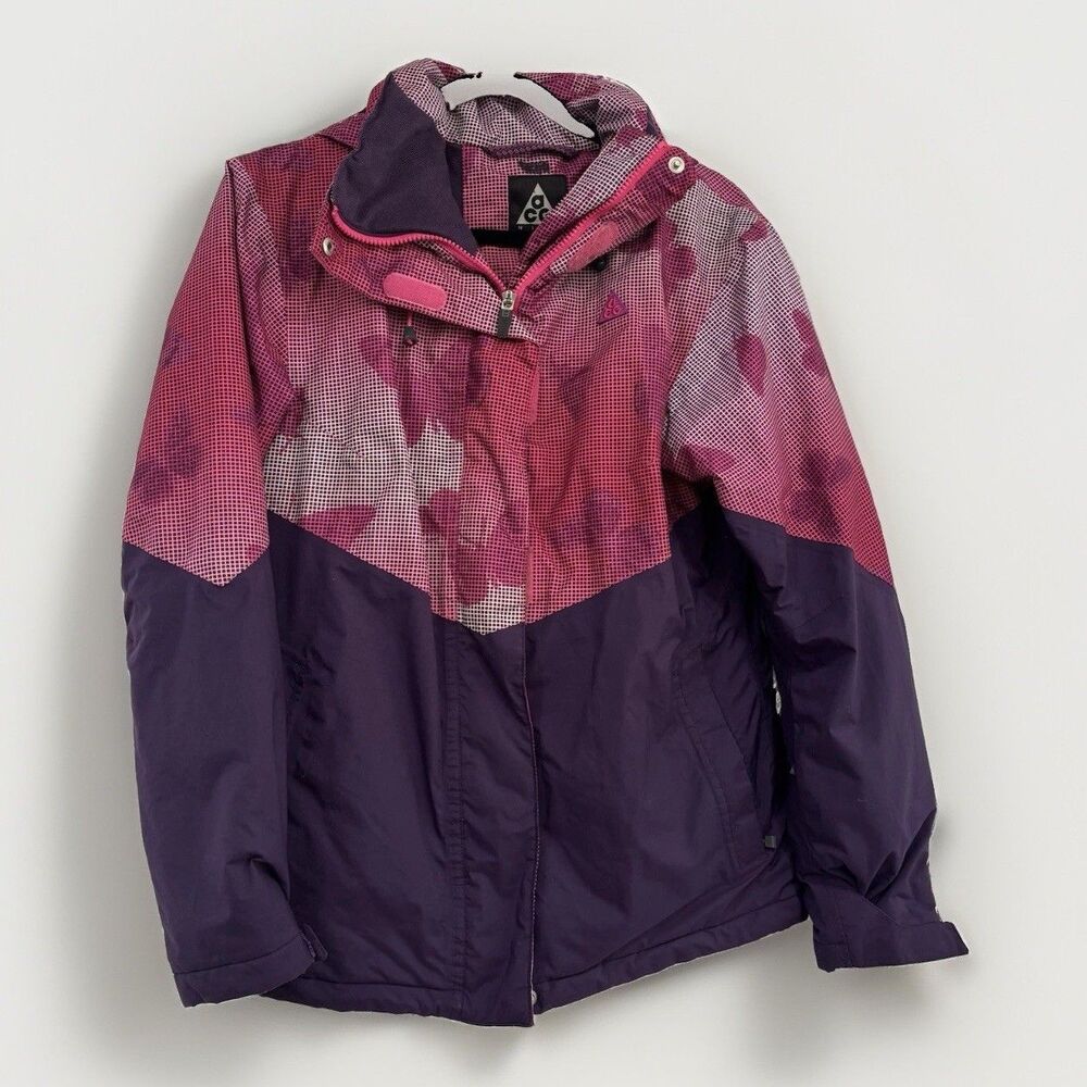 Nike ACG Jacket Womens Size Small Fit Storm Butterflies Ski Snowboarding